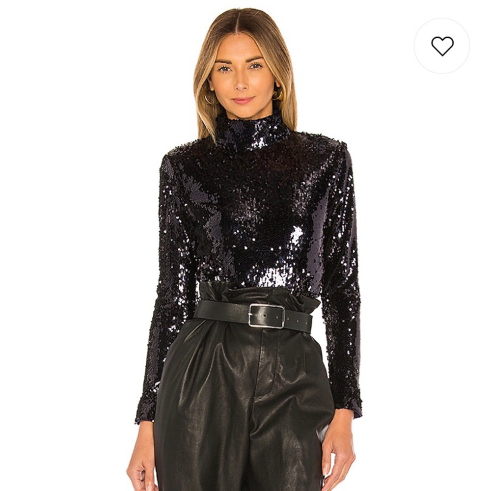 Sequin turtleneck l’Academie (Revolve Clothing)